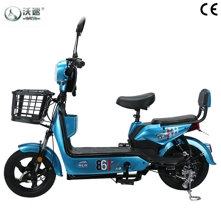 2 Wheel Electric Bike Scooter/Electric Moped With Pedals Motorcycle Electric Bicycle