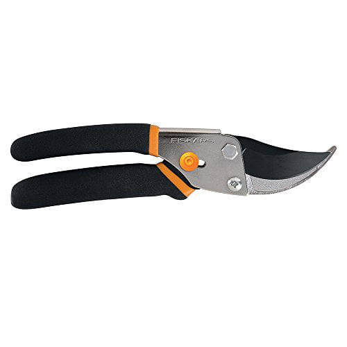 Fiskars 91095935J Steel Pruning Shears Bypass Pruner, 1