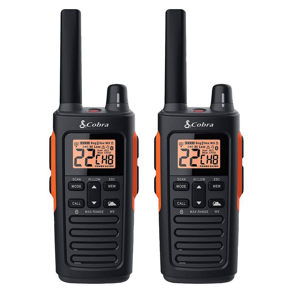 Cobra 38-Mile-Range Waterproof 2-Way Radio 2 Pack RX680