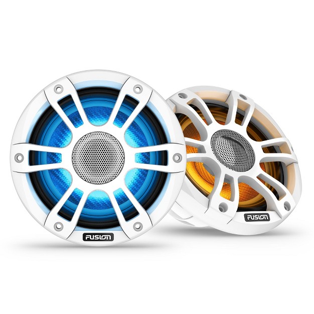 230 watt Crgbw Coaxial Sports Marine Speakers pair White