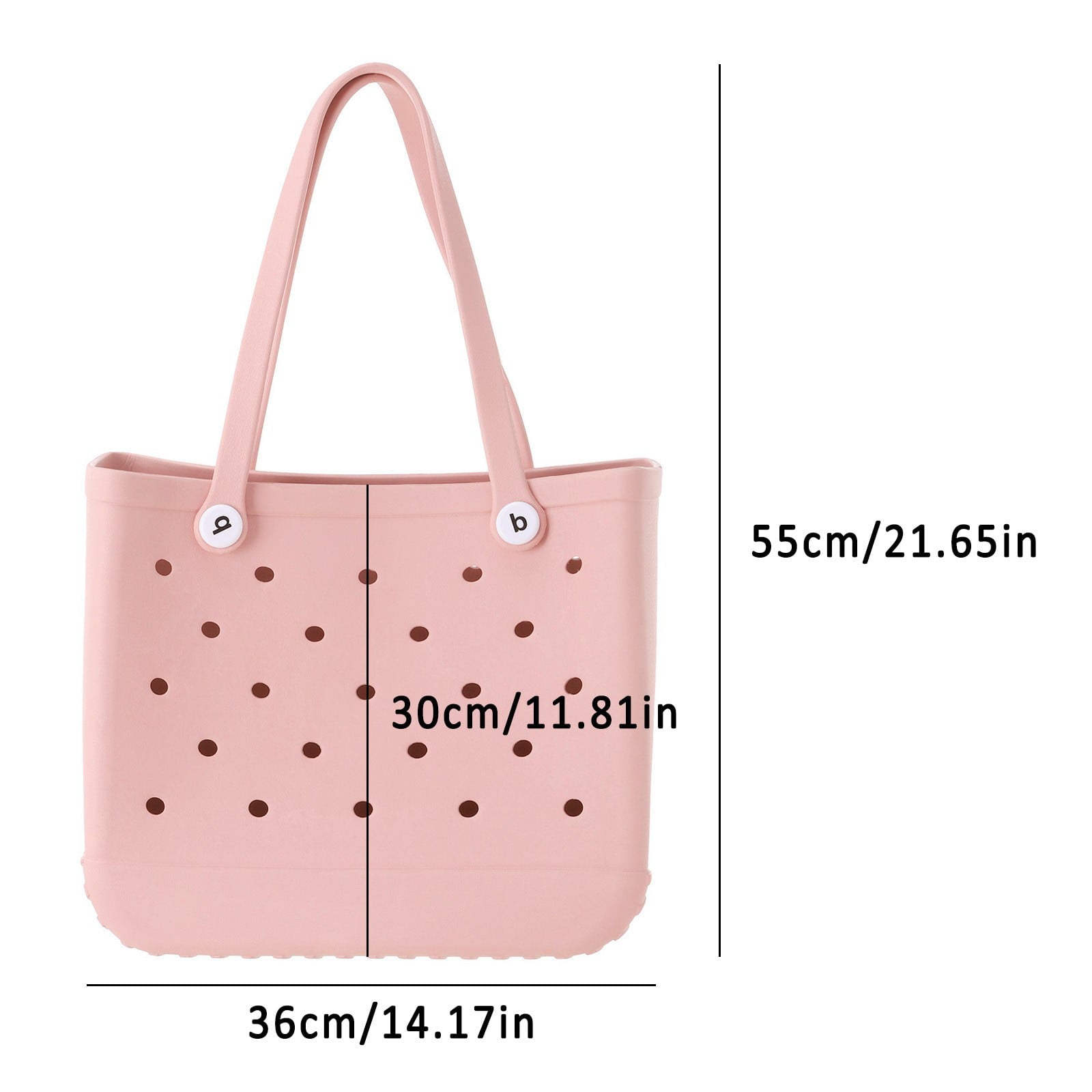 WOCLEILIY Rubber Beach Bag Waterproof Sandproof Outdoor Tote Bag Portable Travel Bag Beach Sports Waterproof Handbag