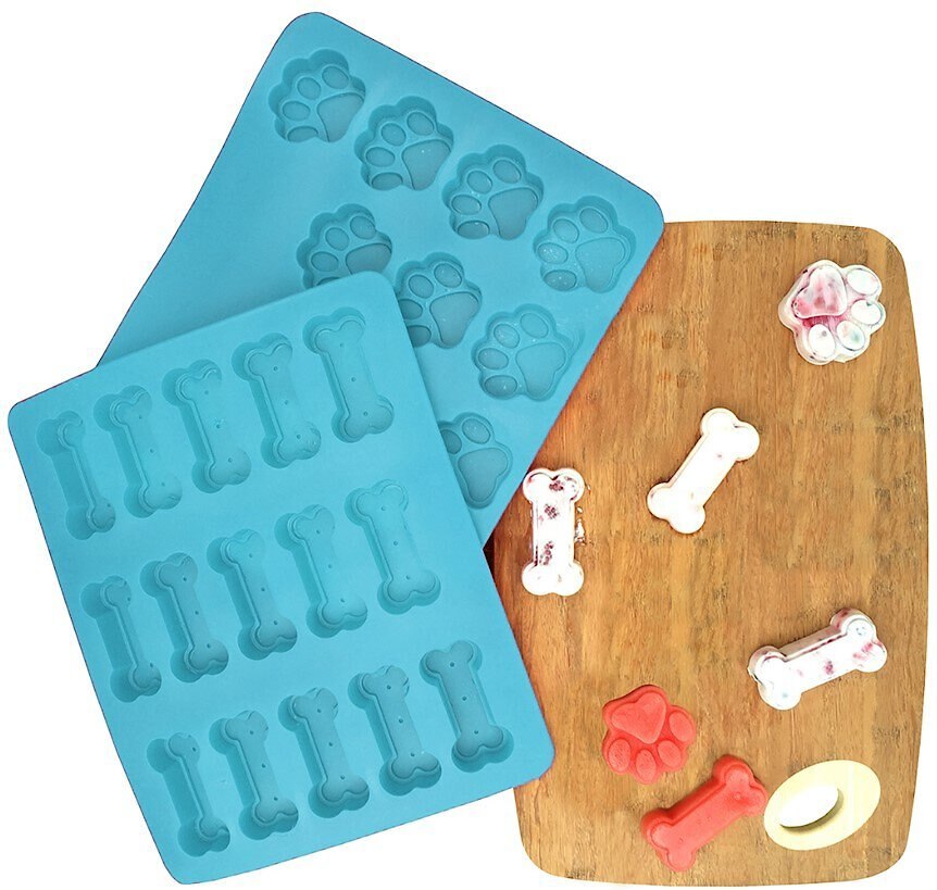 WinandCo Puppy Paws and Bones Silicone Baking Molds