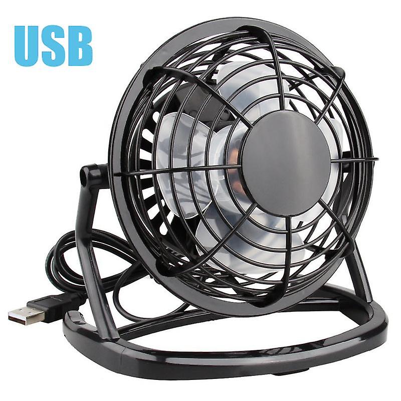 USB Mini Portable DC 5V Small Desk USB 4 Blades Cooler Cooling Fan Desktop PC Ofiice Summer Rotatabl