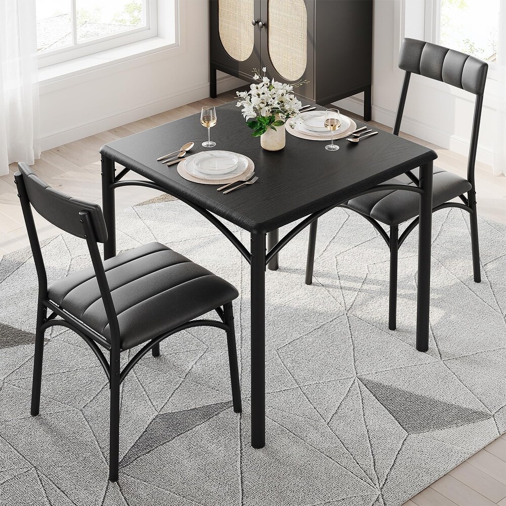 3 Piece Dining Table Set for 2