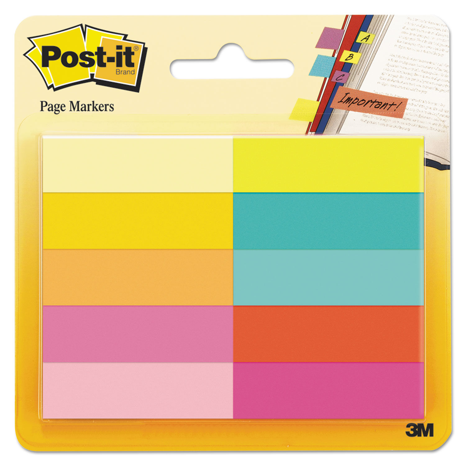 Page Flag Markers by Post-itandreg; MMM67010AB