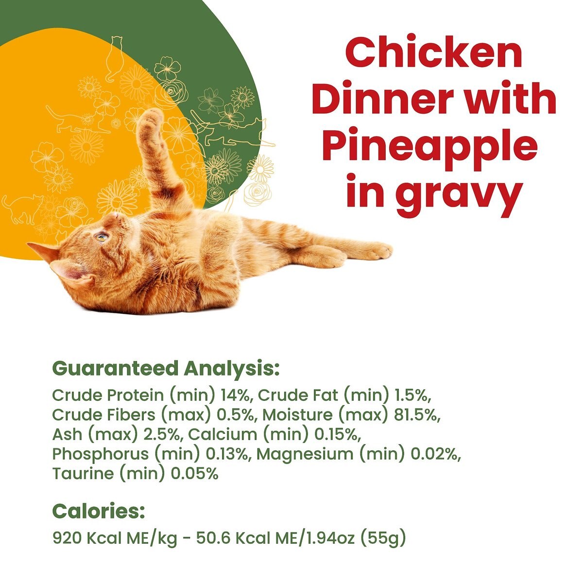 Almo Nature La Cucina Chicken with Pineapple Grain-Free Cat Food Pouches