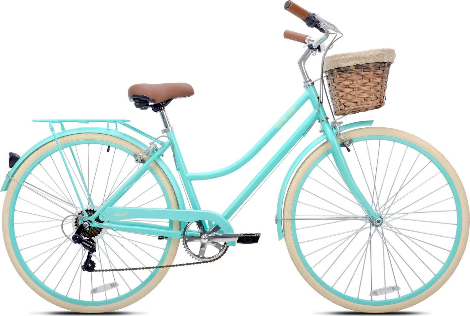 Kent Bicycles 700c Belle Aire Women8217s Cruiser Bike Aqua  Crowdfused