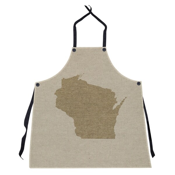 Wisconsin Silhouette Apron - 27 x 30