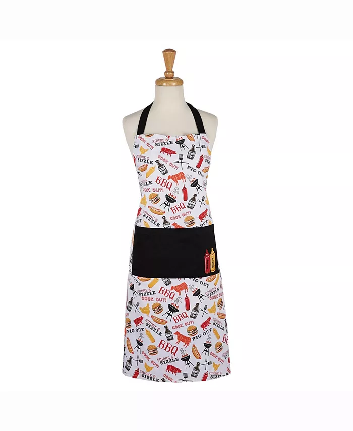 Design Imports BBQ Print Chef Apron