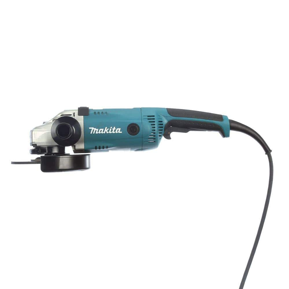 Makita 15 Amp 7 in. Corded Angle Grinder with Grinding wheel, Side handle and Wheel Guard GA7021