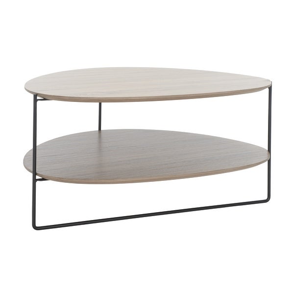 SAFAVIEH Ami Modern 2-Tier Coffee Table - 30 in. W x 28 in. D x 16 in. H