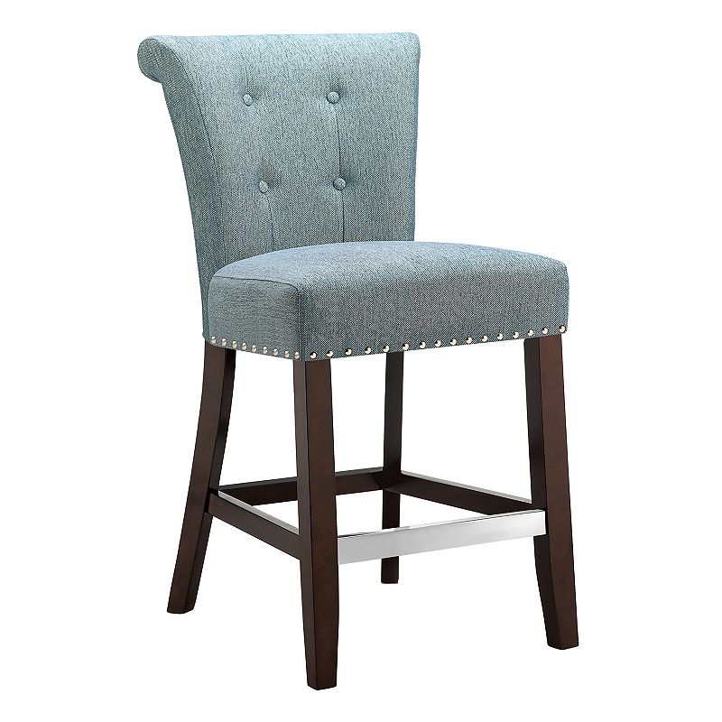 Madison Park Weldon Button Tufted Counter Stool