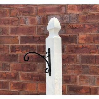 Vigoro 9 in. Decorative Black Metal Bracket 51469