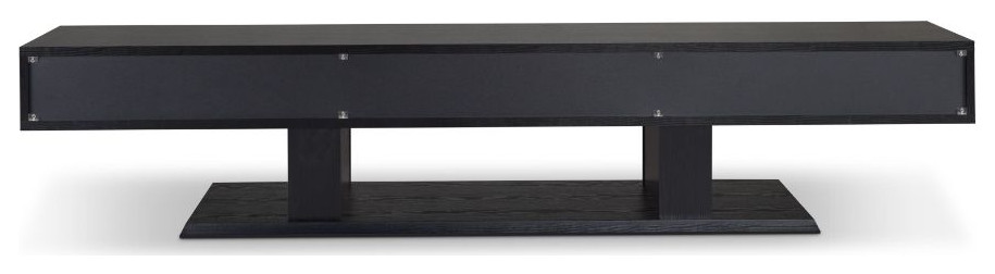 Acme Follian Tv Stand Black Finish   Transitional   Entertainment Centers And Tv Stands   by GwG Outlet  Houzz