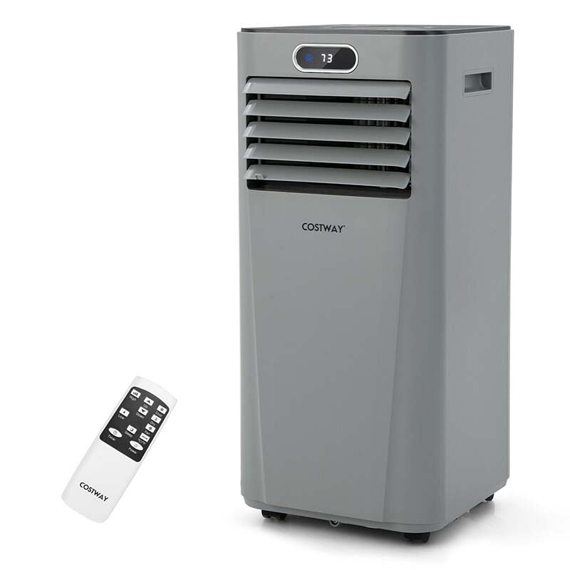 8000 BTU 3-in-1 Portable Air Conditioner Air Cooler Fan Dehumidifier with Remote, 24H Timer, Child Lock