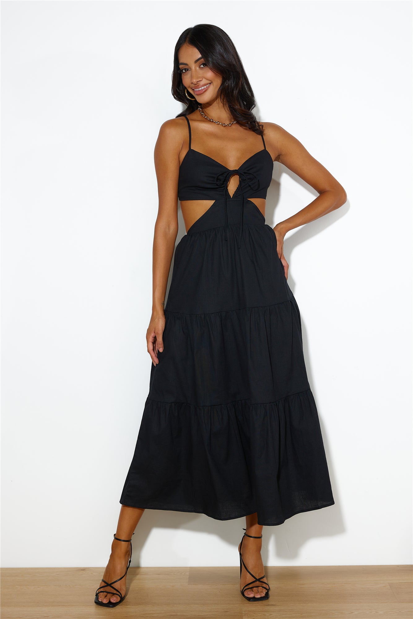 Loving Her Style Maxi Dress Black