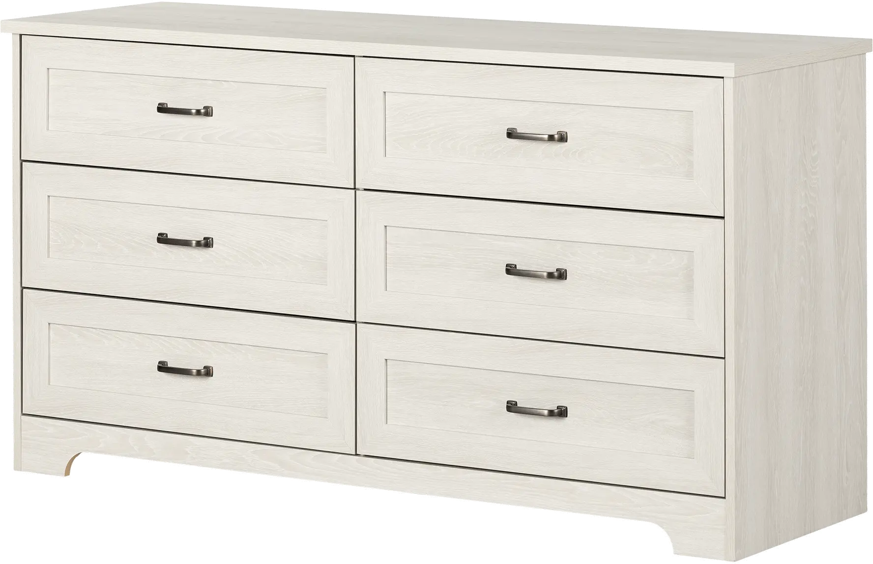 Prairie Ivory 6-Drawer Double Dresser - South Shore