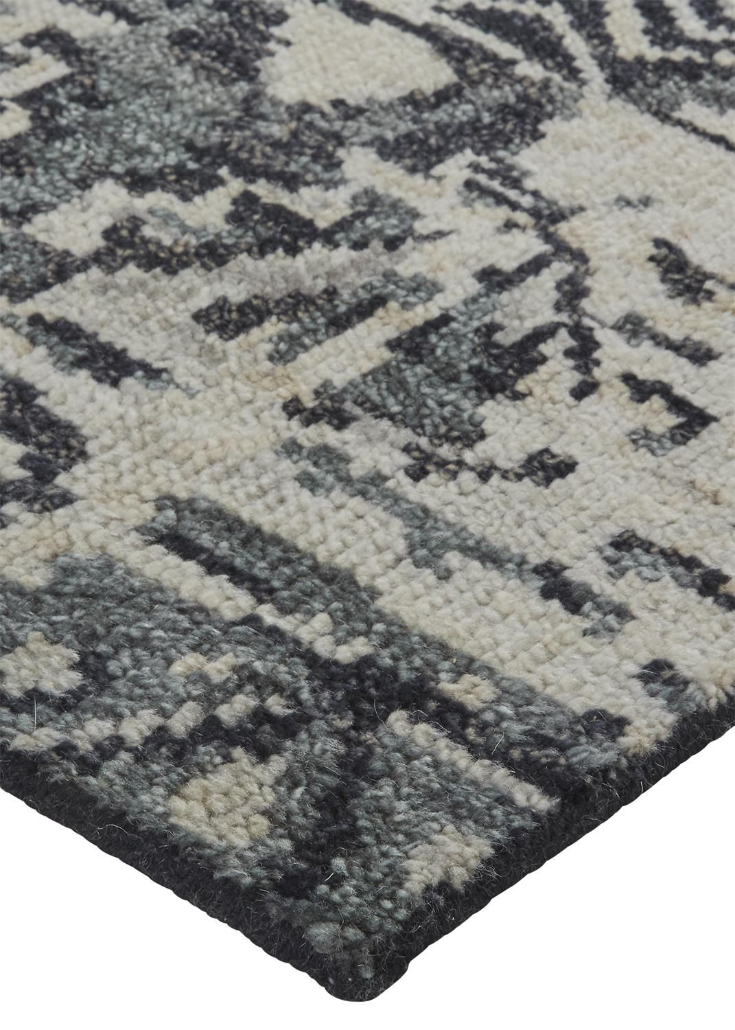 Scottsdale Hand Knotted Gray and Tan Rug by BD Fine