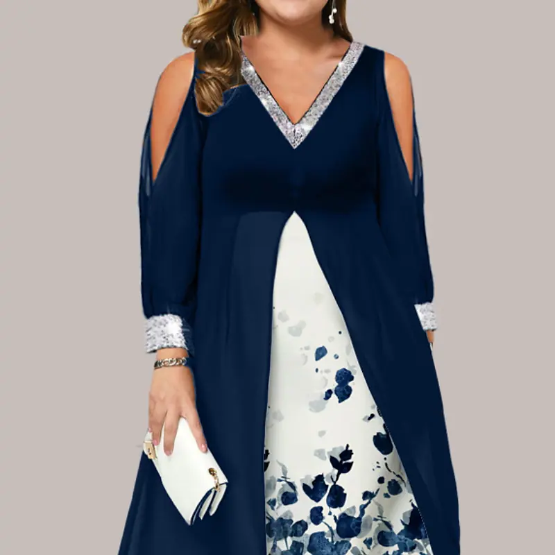 Women's Plus Size Curve A Line Dress