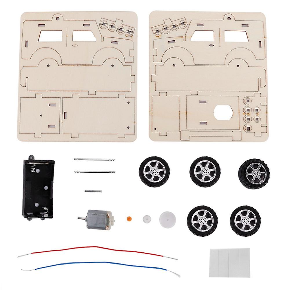 Kids Children Electric DIY For Jeep Model Physical Experiment Toy Early Educational Gift