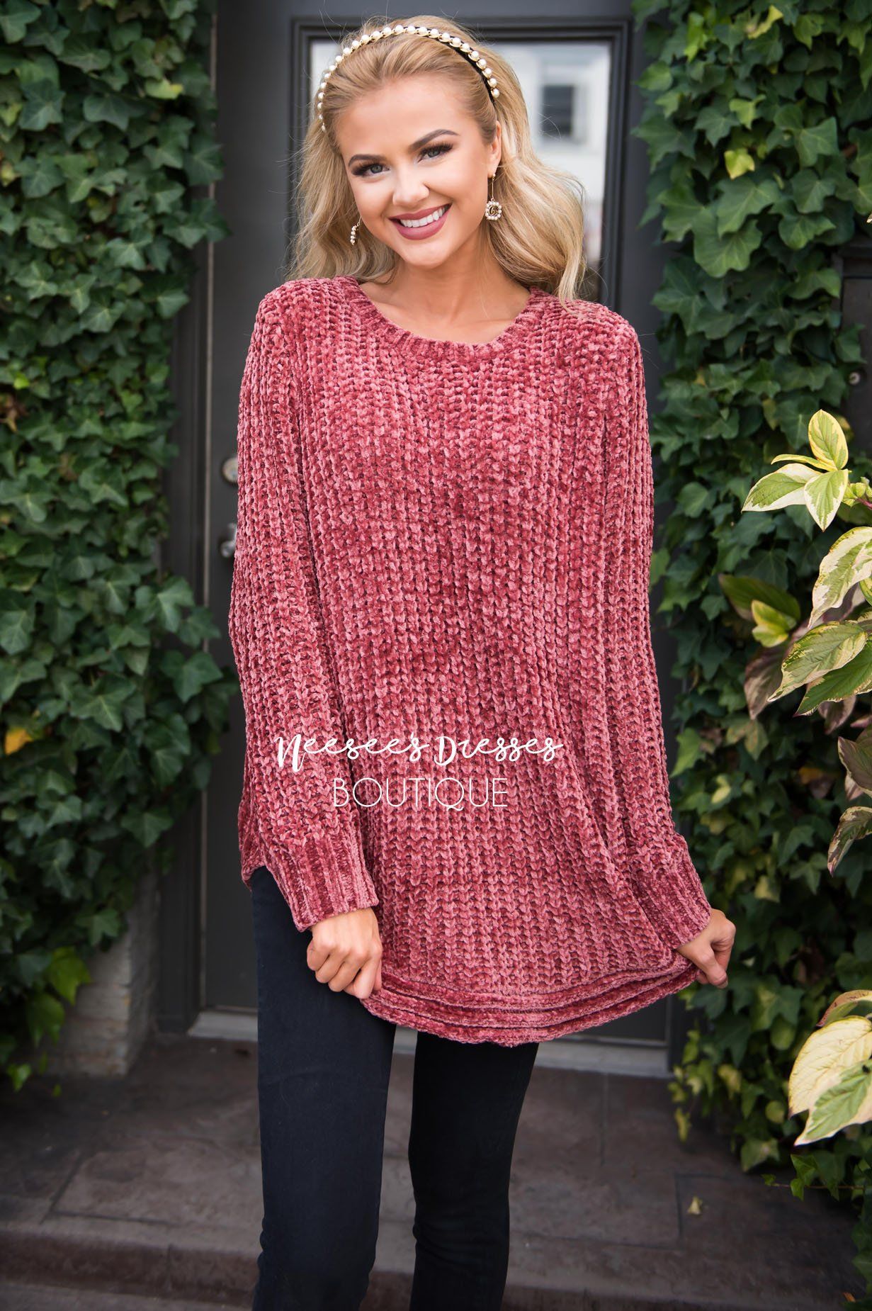 Cozy Fireside Chenille Sweater