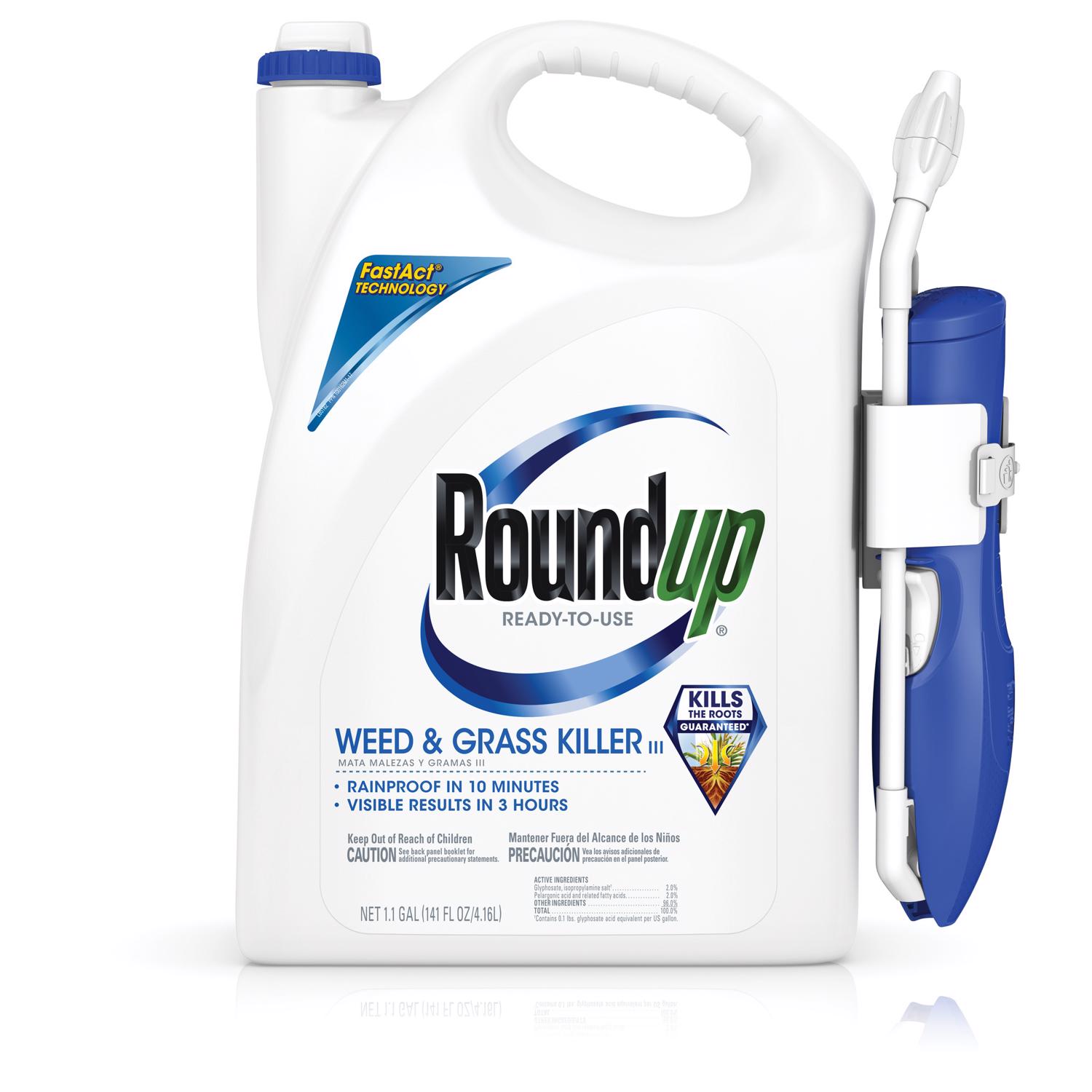 Roundup Weed and Grass Killer RTU Liquid 1.1 gal