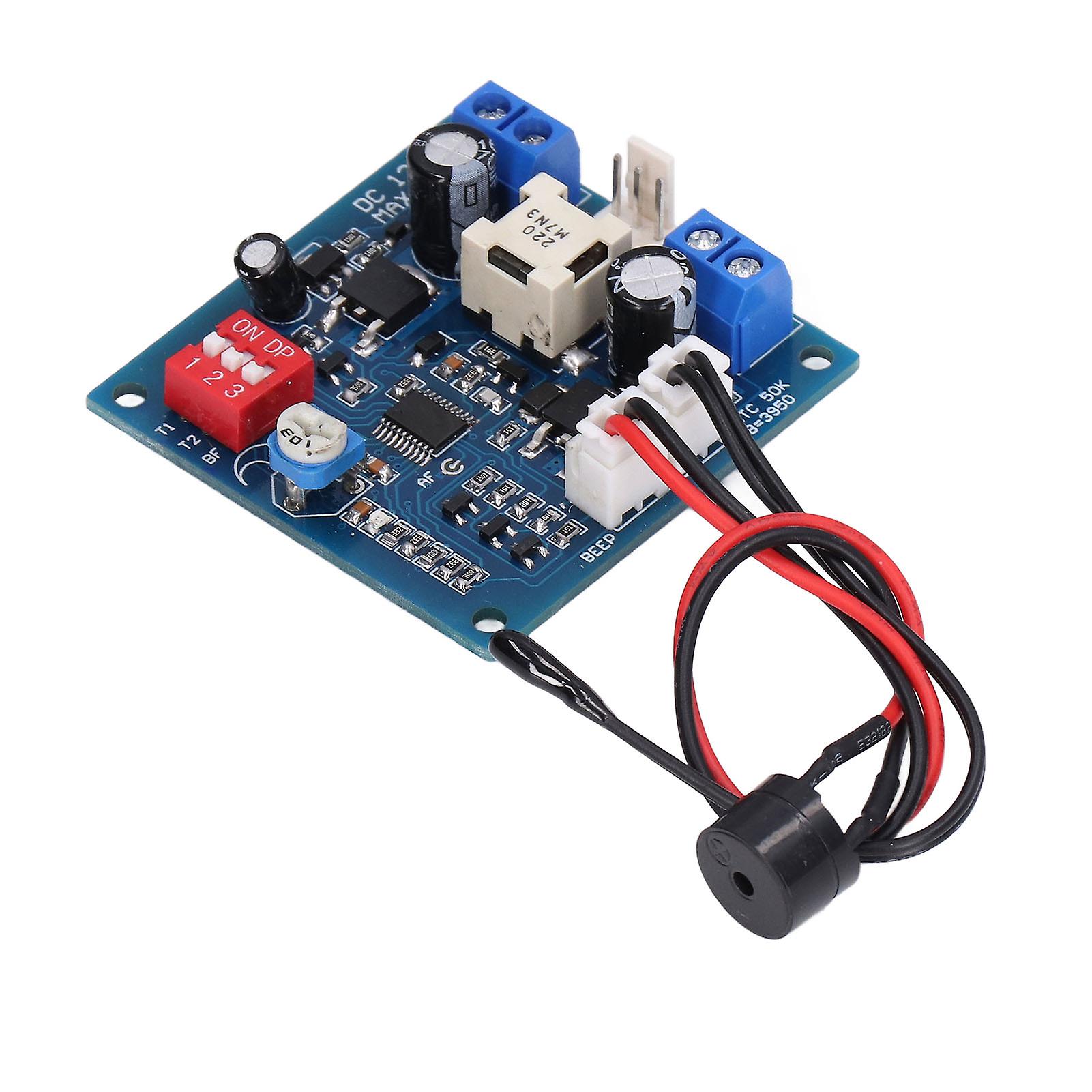 Dc Speed Controller 12v Low Noise 4 Temperature Zones Work Monitoring Function Fan Manual Control Module