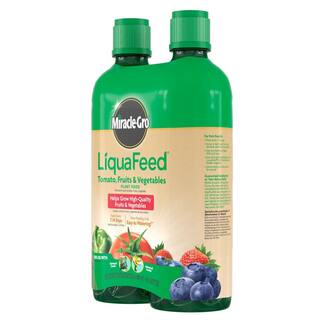 Miracle-Gro LiquaFeed 16 oz. Liquid Tomato Fruits and Vegetables Plant Food Refills (2-Pack) 2004402