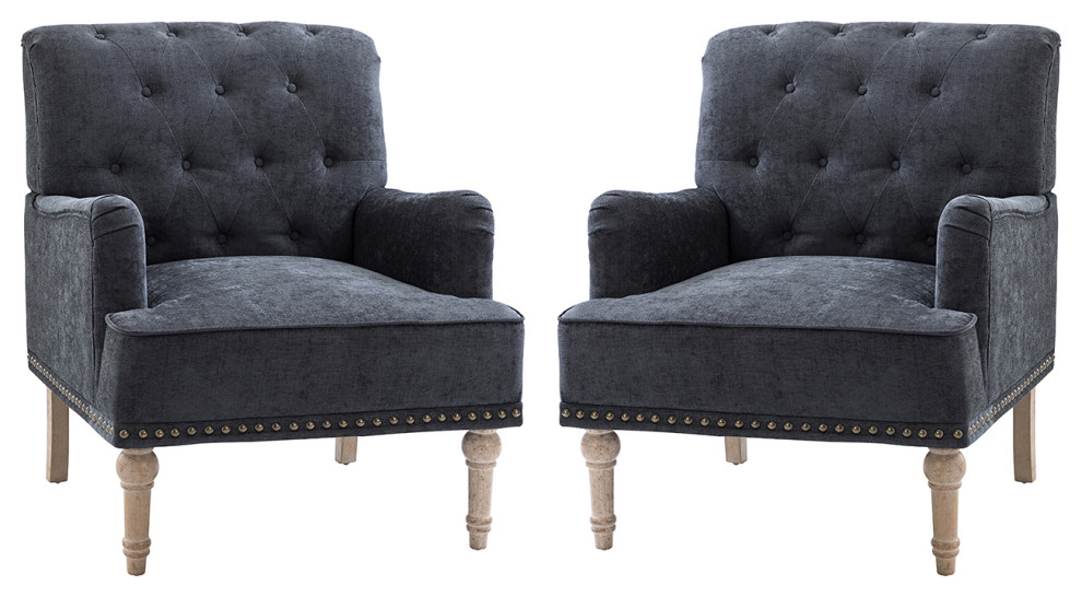 Traditional Armchair  Set of 2   Traditional   Armchairs And Accent Chairs   by Karat Home  Houzz