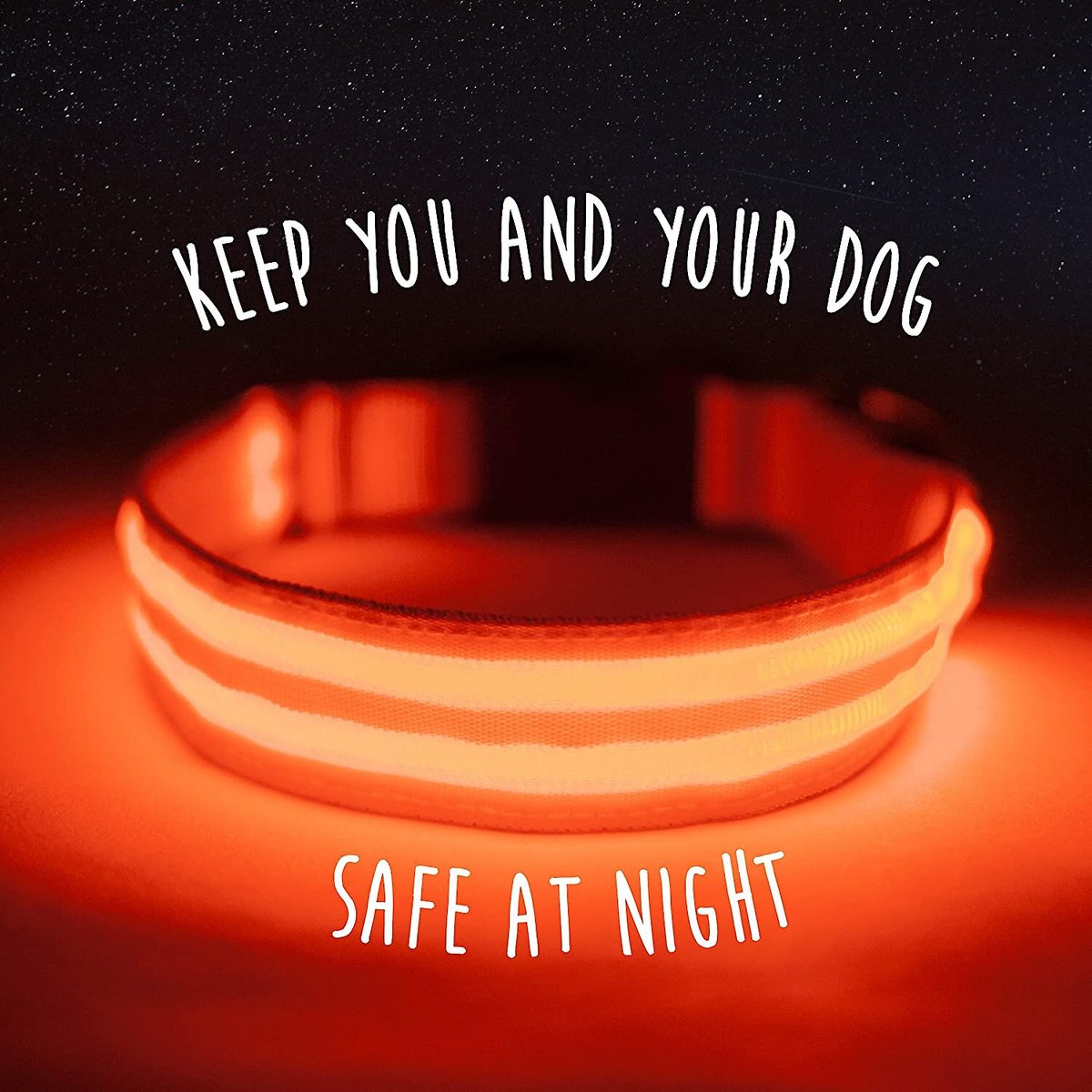 Mighty Paw LED Dog Collar