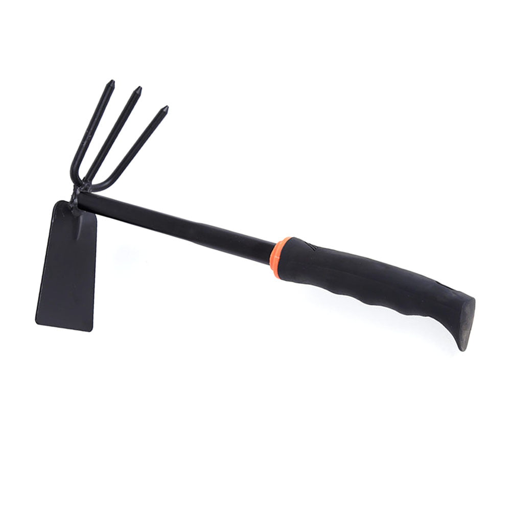 HEMOTON Garden Double Hoes Hand Tools Cultivation Hoe Metal Detecting and Treasure Hunting Tool