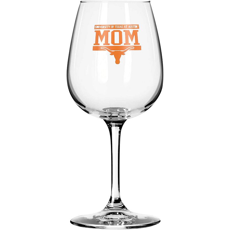 Texas Longhorns 11oz. Team Mom Stemmed Wine Glass