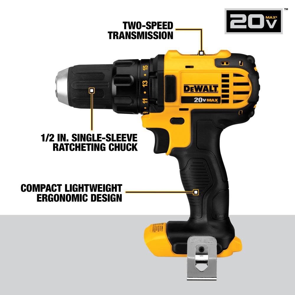 DEWALT 20V MAX 4 Tool Combo Kit DCK423D2 from DEWALT