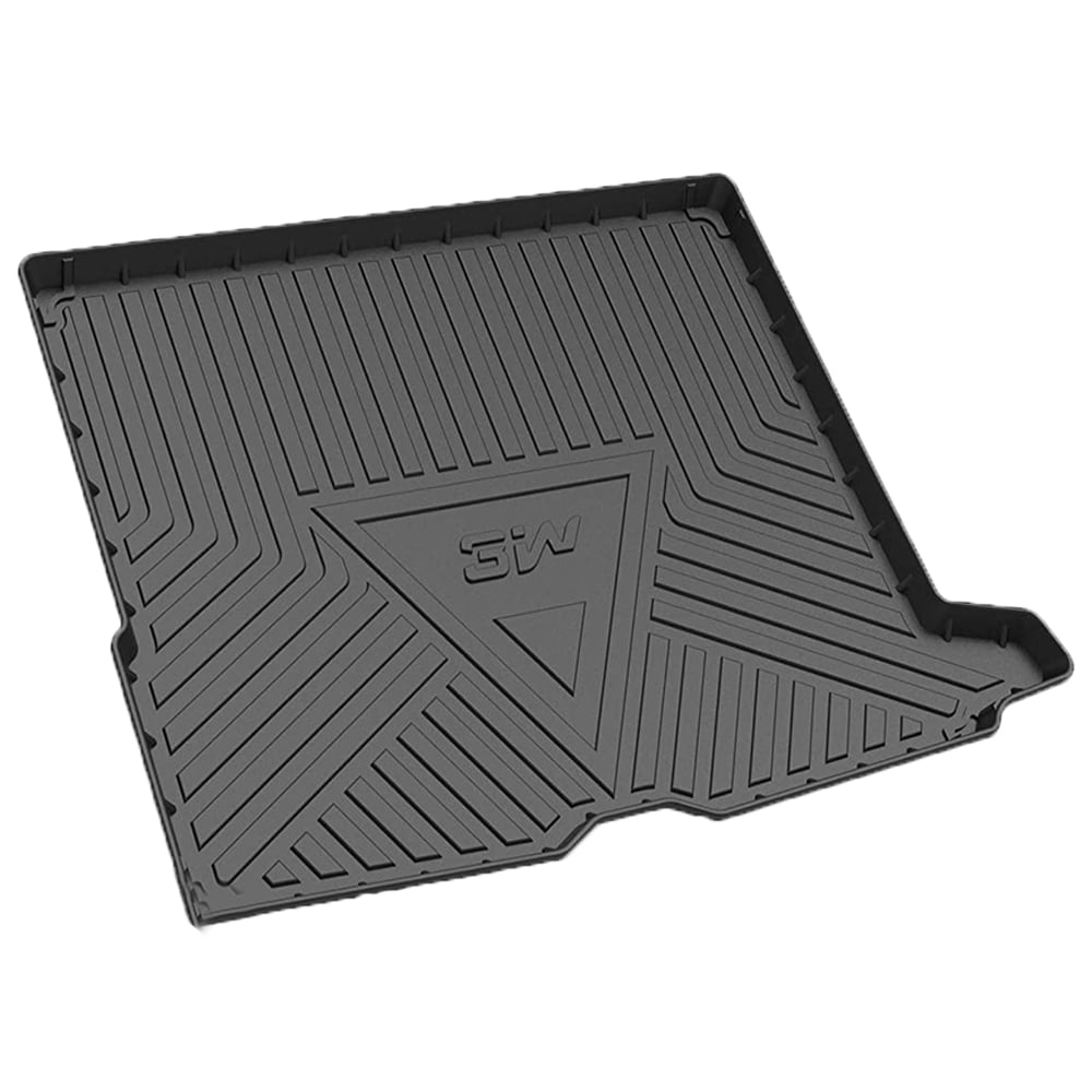 3W  Cargo Liner for Jeep Grand Cherokee 2013-2021 All Weather Custom Fit Trunk Liner Heavy Duty Trunk Mat Behind Black