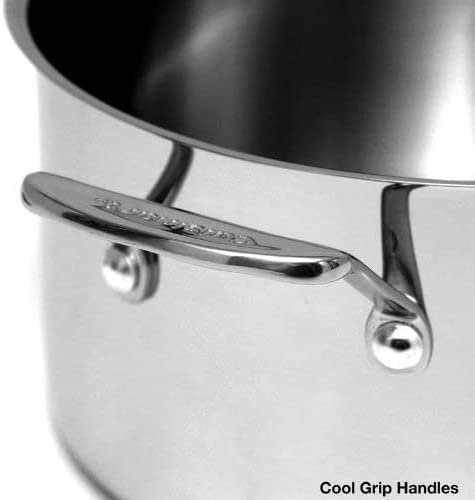 Cuisinart 766-24 Chef's Classic 8-Quart Stockpot with Cover， Stainless Steel