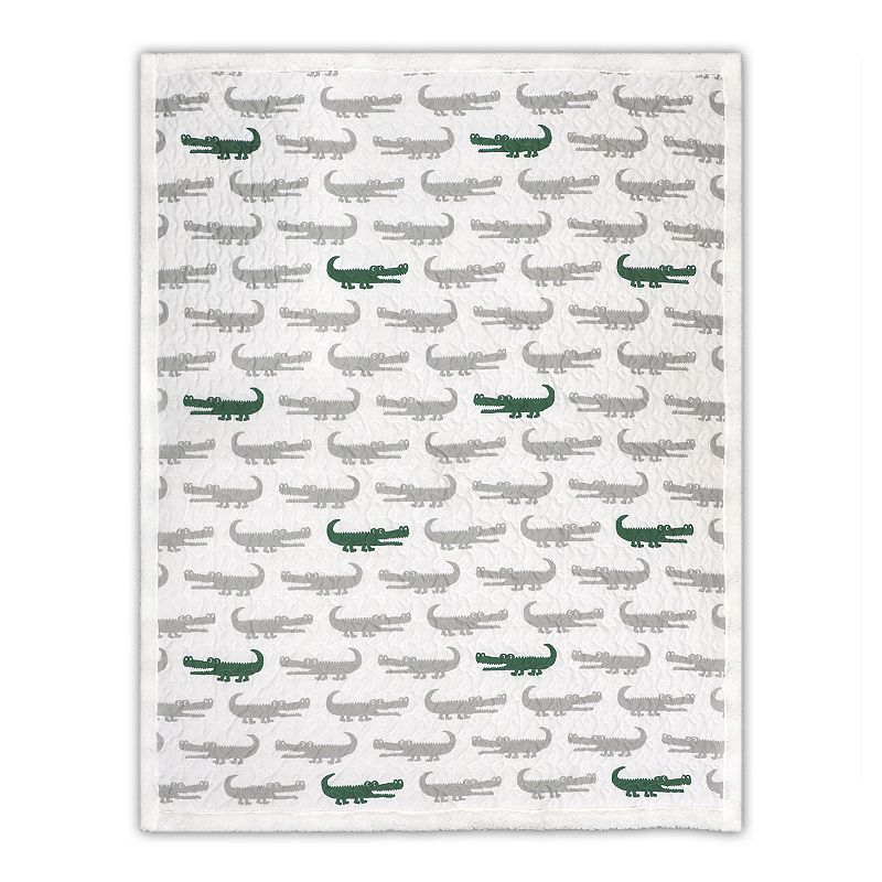 Lush Decor Alligator Throw