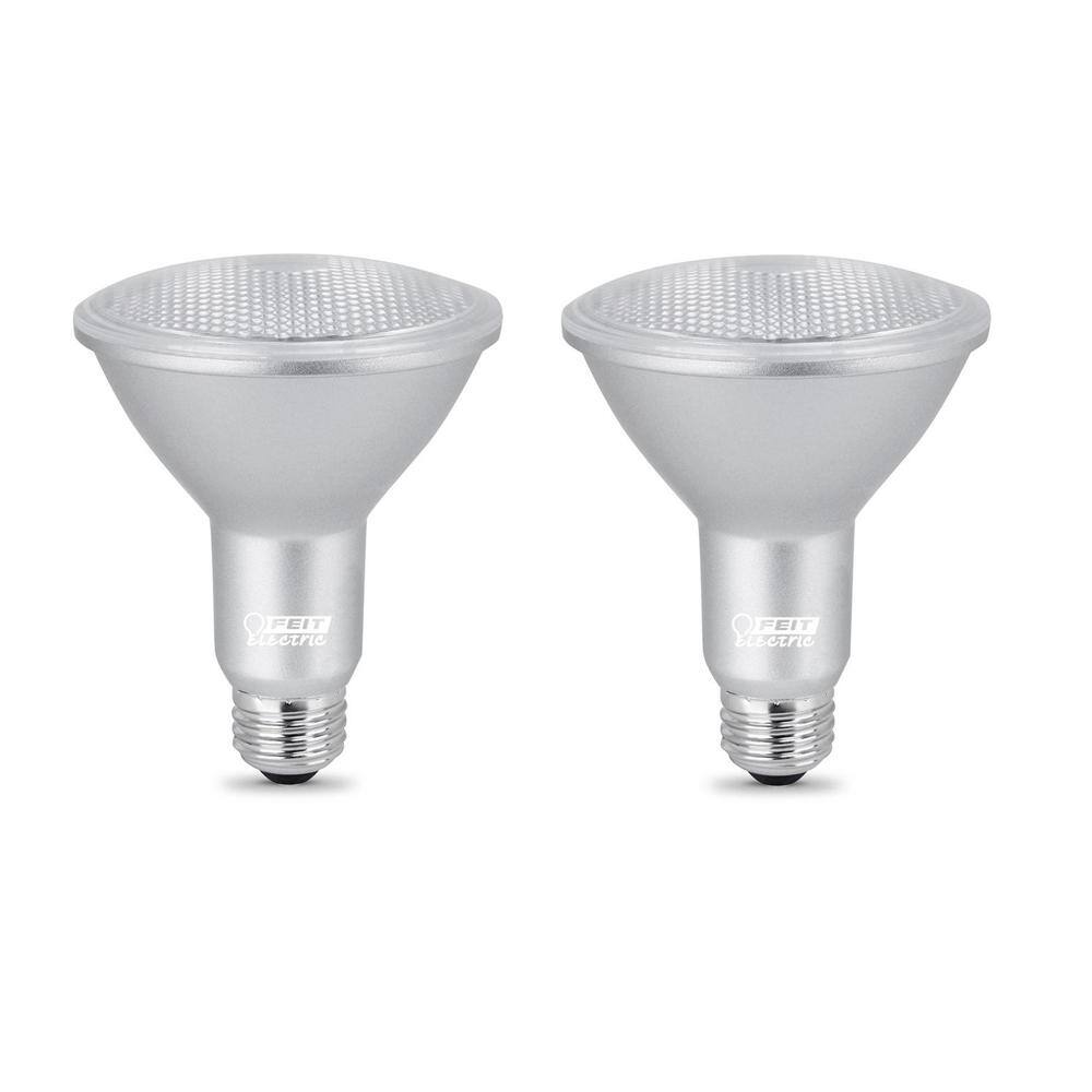 Feit Electric 75-Watt Equivalent PAR30 Dimmable CEC Compliant LED ENERGY STAR 90+ CRI Flood Light Bulb Bright White (2-Pack) PAR30LDM930CA2