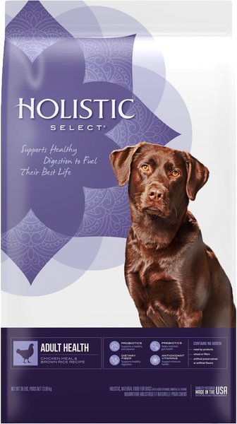 Holistic Select Adult Health Chicken Meal and Brown Rice Recipe Dry Dog Food