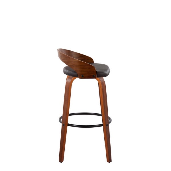 Carson Carrington Stavanger Mid-century Modern Fixed-Height Bar Stool (Set of 2)