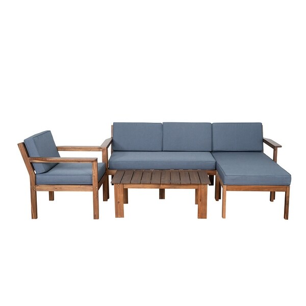 MultiPerson Sofa Set with A Small Table，Suitable for Gardens，Backyards and Balconies