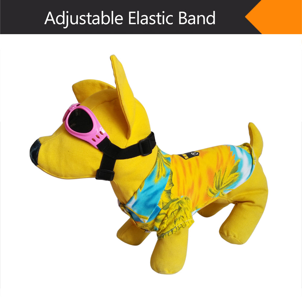 Dog Sunglasses Dog Goggles Pet Glasses UV Protection Sunglasses Adjustable Strap for Small Dog