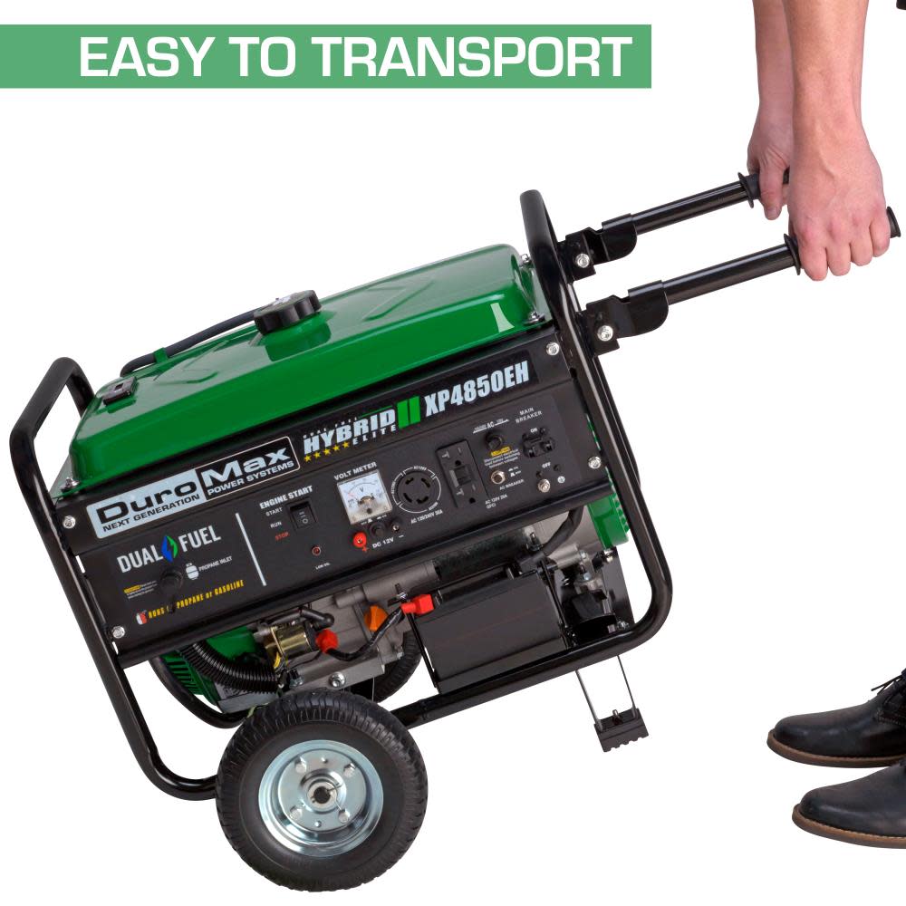 4850-Watt Gasoline/Propane Portable Generator ;