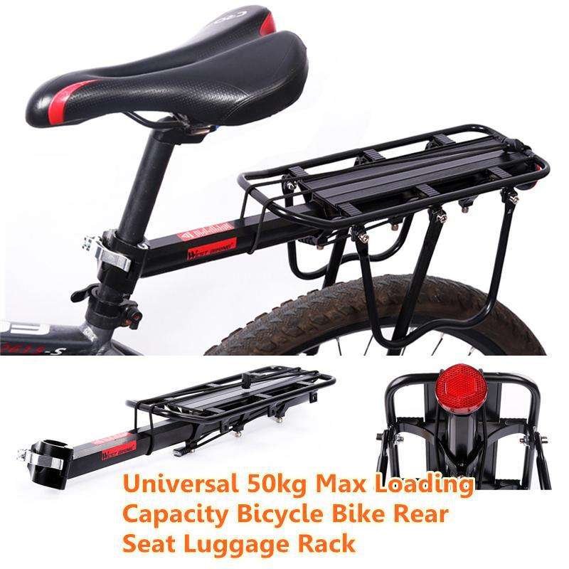 Bicycle Rack Full Quick Release MTB Beach Road Bike Luggage Rack Reflective Logo Mountain Bike Rear Rack