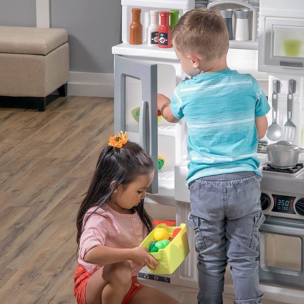 Step2 Downtown Delights Play Kitchen with 24 Piece Accessory Play Set