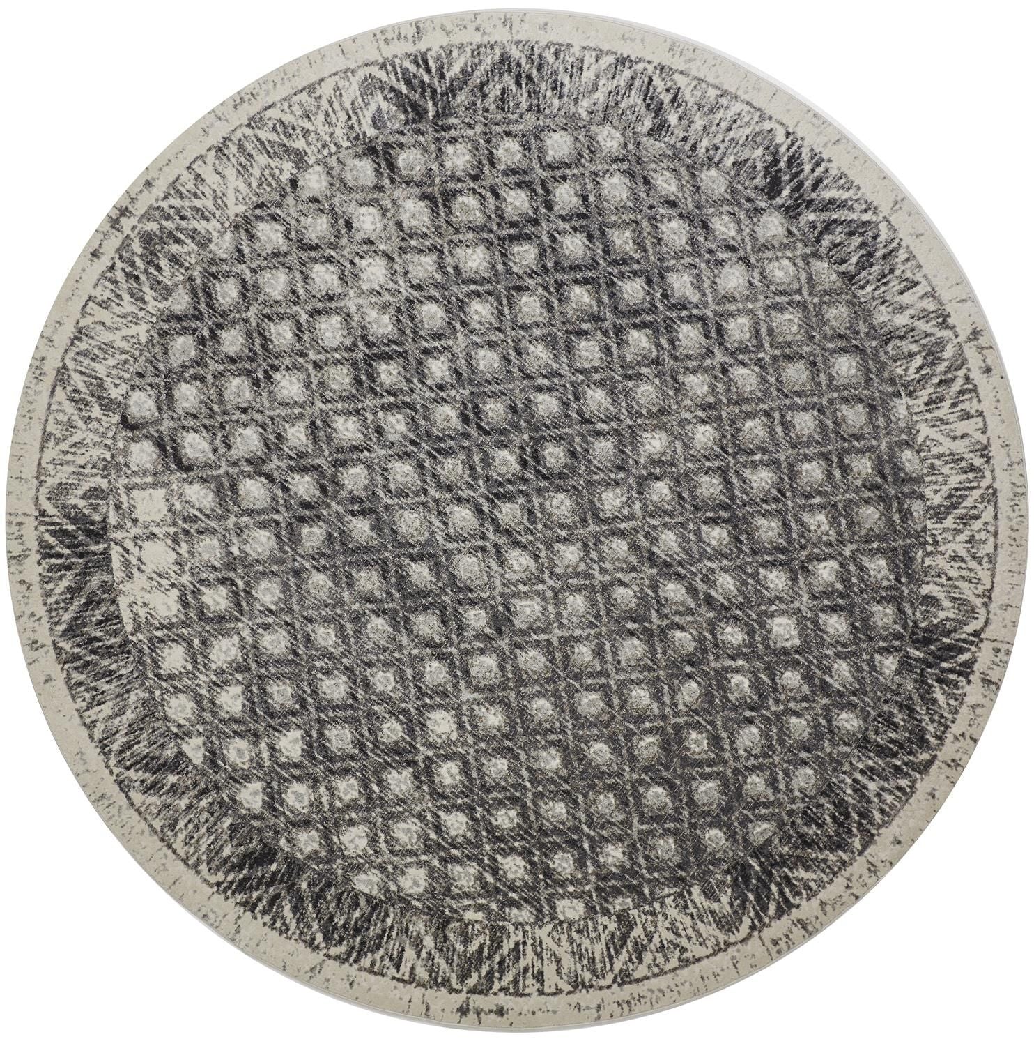 Kiba Black and Ivory Rug by BD Fine