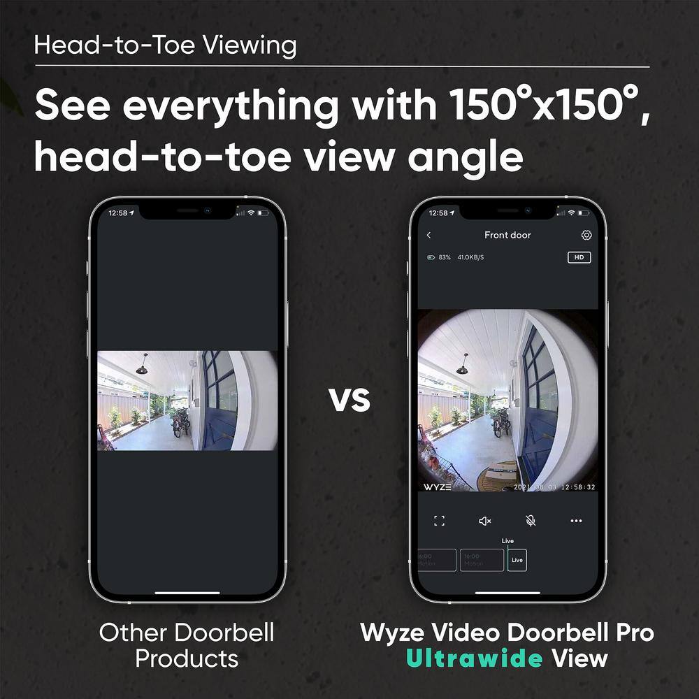 WYZE Wireless Video Doorbell Camera Pro WWVDP-RB