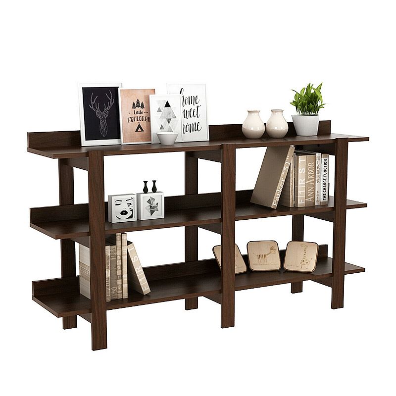 59 Inch Console Table with 3-tier Open Shelf for Front Hall  Hallway and Foyer