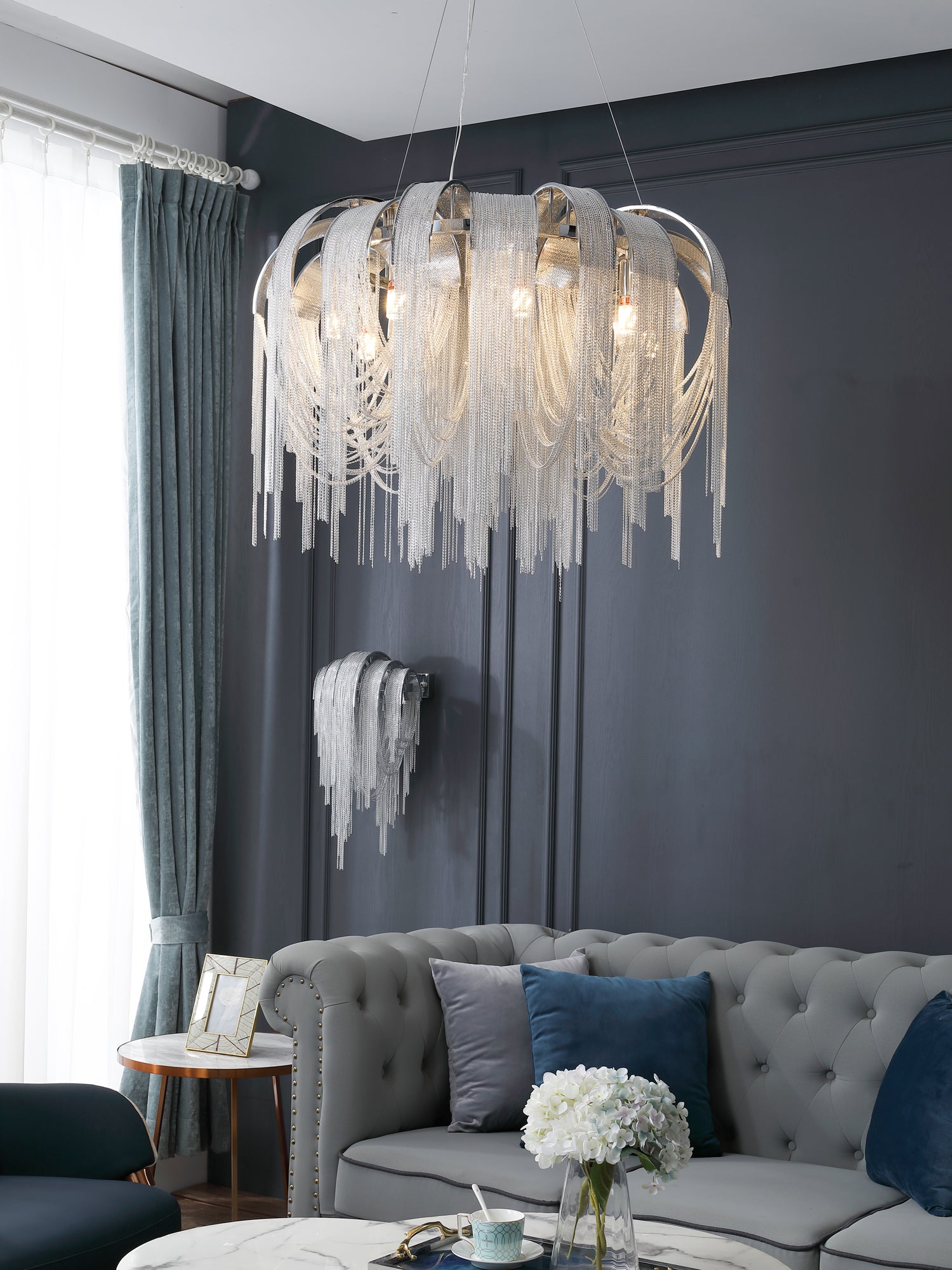 Length Chains Chandelier