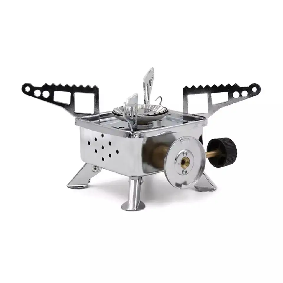 Single Burner Gas Stove Cylinder Mini Butane Gas Stove For Outdoor Picnic Portable Gas Stove For Camping Kitchen