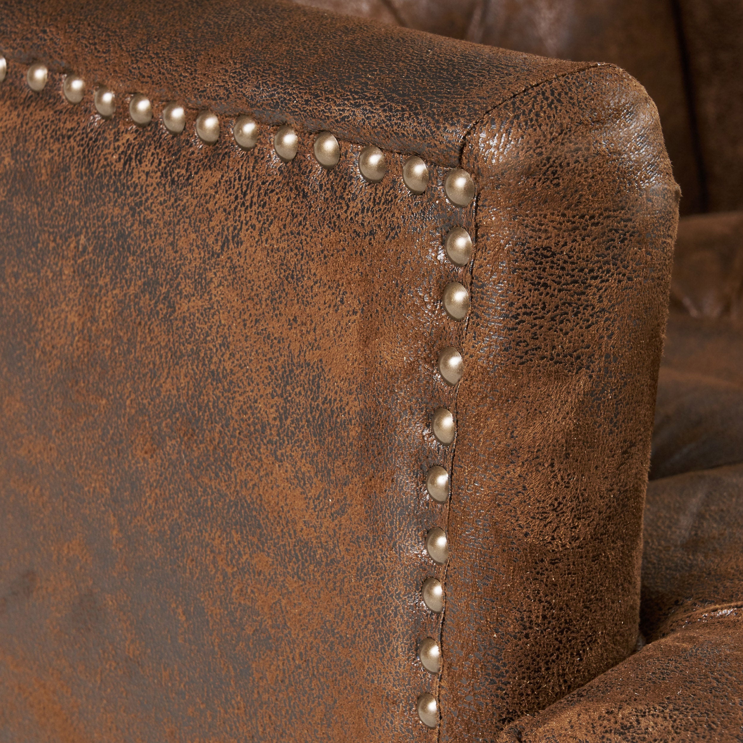 Madene Tufted Back Fabric Club Chair